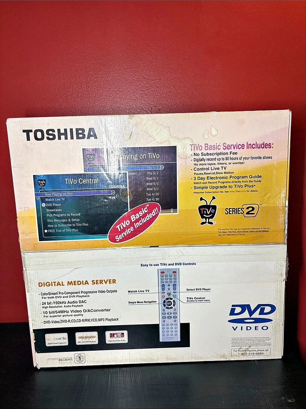 Toshiba SD-H400 DVD Video Player Box